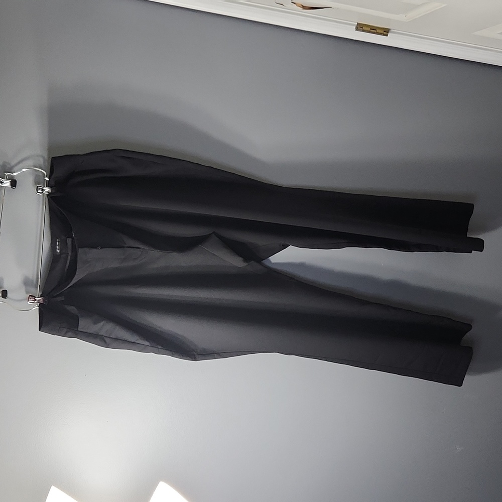 Plus size black trouser pants